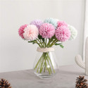 Satyam Kraft 15 Pcs Artificial Chrysanthemum Hydrangea Ball Flower Home,Living Room,Wedding Multicolor Chrysanthemum Artificial Flower