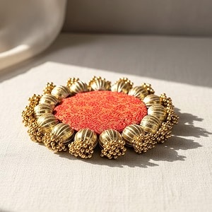 SATYAM KRAFT 3 Pc Handmade Jhumki Platter