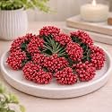SATYAM KRAFT 48 Bunch Decorative Artificial Pollen