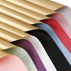 satyam kraft 5 pcs gradient korean gift amp bouquet paper  wrapping paper for gift packing  gift sheets for birthday wedding enagagement anniversary chocolate packing return gifts floral decoration amp handmade gifts wrapping
