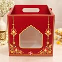 SATYAM KRAFT 6 Pcs Red amp Golden