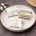 SATYAM KRAFT 60 Pcs Golden Decorative Folding