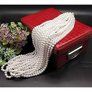 satyam kraft 600 pcs white artificial pearl beads 8mm  moti beads for jewelry making crafts embroidery diy art projects scrapbooking gift packing amp wedding decoration
