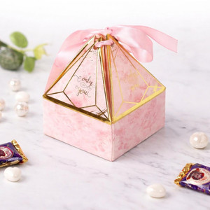 satyam kraft decorative folding box- return giftbirthdayrakshabandhan gift box with ribbon printed party box