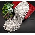 SATYAM KRAFT White Artificial Moti Beads (10 mm) – 600 Pieces Pearl Beads for DIY Jewelry Making, Beading, Crafting, Scrapbooking &amp; Embroidery – Perfect for Jewellery, Gifts &amp; Craft Projects
