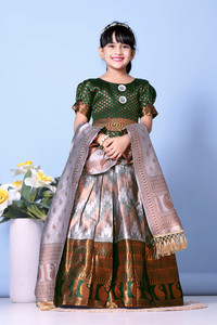 satyamfab indi girls lehenga choli ethnic wear printed lehenga choli and dupatta set