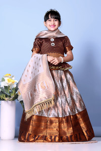 satyamfab indi girls lehenga choli ethnic wear printed lehenga choli and dupatta set