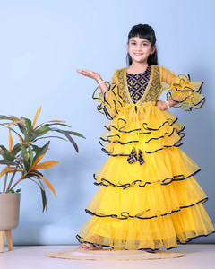 satyamfab Indi Baby Girls Lehenga Choli Ethnic