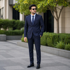 Satyamshivamm Suit Solid Men Suit