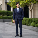 Satyamshivamm Suit Solid Men Suit