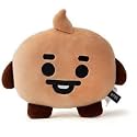 BTS BT21 Kpop Merch Plush Large 14" Cushion Dust Cover/Rucksack Plush Pillow Animal Stuffed Toys K-pop Cushion Pillow Soft BTS Character (Pack of 1) (RJ - White)