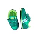 Saucony, Unisex, Jazz Hook &amp; Loop Sneakers (Toddler/Little Kid), Green/Lime/White, 5 Toddler, M