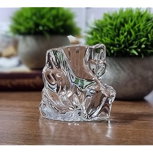 SAUDEEP INDIA Crystal Ganesha Idol for Home