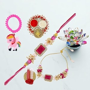 saudeep india feng shui crystal lotus idol for home decor with familycouple rakhi set brother bhabhi amp kids  lotus for vastu home decorcouple rakhi with gift hamper