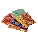 SAUDEEP INDIA Pack of 50 Raw Silk