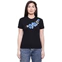 Saundarya Women39s Embellished T-Shirt Hosiery Fabric Half