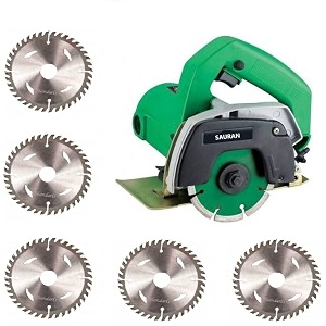 sauran cm4 cutter machinemarblegraniteconcretetilewood cutter with 5 wood cutting wood blade marble cutter 1050 w