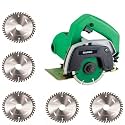 Sauran CM4 Cutter Machine(Marble/Granite/Concrete/Tile/Wood Cutter) with 5 Wood cutting wood blade Marble Cutter (1050 W)