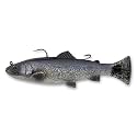 Savage Gear 3D Pulse Tail Trout RTF 6" | Freshwater Swimbait Lure for Bass | Built in Rattle | Heavy Duty Jig Hook & Treble from BKK | Slow, Moderate & Fast Sink