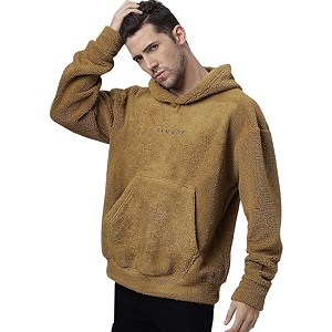 BE SAVAGE Sherpa Fabric Long Sleeves with