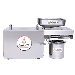 savaliya industries 750 watts oil press machine oil extraction machine silver