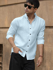savani taxtile industries Men Solid Casual Light