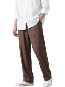 SAVAYO Loose Fit Men Brown Trousers
