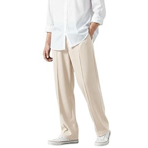 SAVAYO Mens Wide Leg Flared Track Pants
