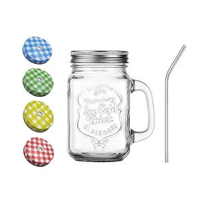 SAVE Mason Jar with handle Stylish