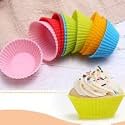 SAVE Premium Silicone Muffin Liners - Non-Stick, Reusable, and Heat-Resistant Baking Cups for Perfect Muffins and Cupcakes - Food-Grade and Eco-Friendly - Vibrant Colors (1 Silicon Liner)
