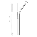 SAVE Stainless Steel Metal Straws Reusable