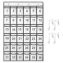 SAVERHO 36 Pockets Numbered Classroom Pocket Chart for Cell Phones, Hanging Pocket Chart Storage for Classroom Phone Calculator Holder with 4 Stainless Steel Hooks (White-36pockets)