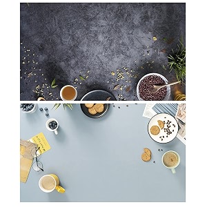 1 sheet 2 in 1 3d flat lay tabletop double-sided photography backdrop photo studio flatlay background pvc wrinkle-free for small product shoot food items pattern