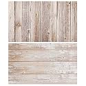 1 Sheet 2 in 1 3D Flat Lay Tabletop Double-Sided Photography Backdrop Photo Studio Flatlay Background PVC Wrinkle-Free for Small Product Shoot (Light Brown Wooden Planks Pattern)