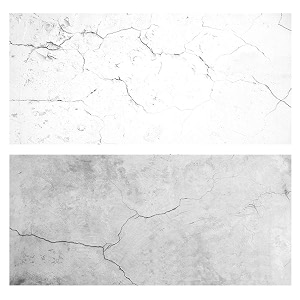1 sheet 2 in 1 photography backdrop 3d flat lay tabletop double-sided 34x21 photo background pvc wrinkle-free for small products food cosmetics shoot 3- cracked white wall pattern