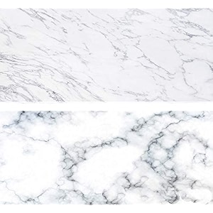 1 sheet 2 in 1 photography backdrop 3d flat lay tabletop double-sided 34x21 photo background pvc wrinkle-free for small products food cosmetics shoot 1- white marble pattern