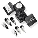SAVILAND 3D Sculpting Gel for Nail Art Painting, Black &amp; White