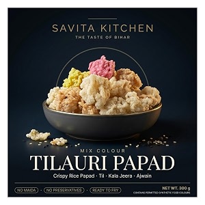 Savita Kitchen Mix Colour Tilauri Papad 300g