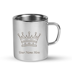 SAVRI Personalized Stainless Steel Mug for Kids