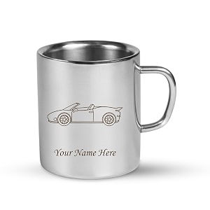 SAVRI Personalized Stainless Steel Mug for Kids