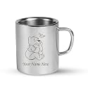 SAVRI Personalized Stainless Steel Mug for Kids