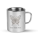 SAVRI Personalized Stainless Steel Mug for Kids