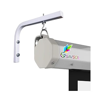 savsol projector screen wall mount hanger l brackets 11 inch adjustable distance wall hanging brackets for savsol projector screens heavy duty mounting support for home theater office classroom
