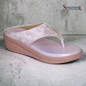 sawadi women wedges sandal pink  7