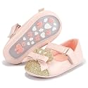 Sawimlgy Baby Girls Mary Jane Sequins Crown Flats
