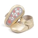 Sawimlgy Baby Girls Mary Jane Sequins Crown Flats