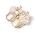 Sawimlgy Baby Girls Mary Jane Sequins Crown Flats