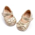 Sawimlgy Baby Girls Mary Jane Sequins Crown Flats