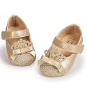 Sawimlgy Baby Girls Mary Jane Sequins Crown Flats
