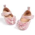 Sawimlgy Baby Girls Mary Jane Sequins Crown Flats